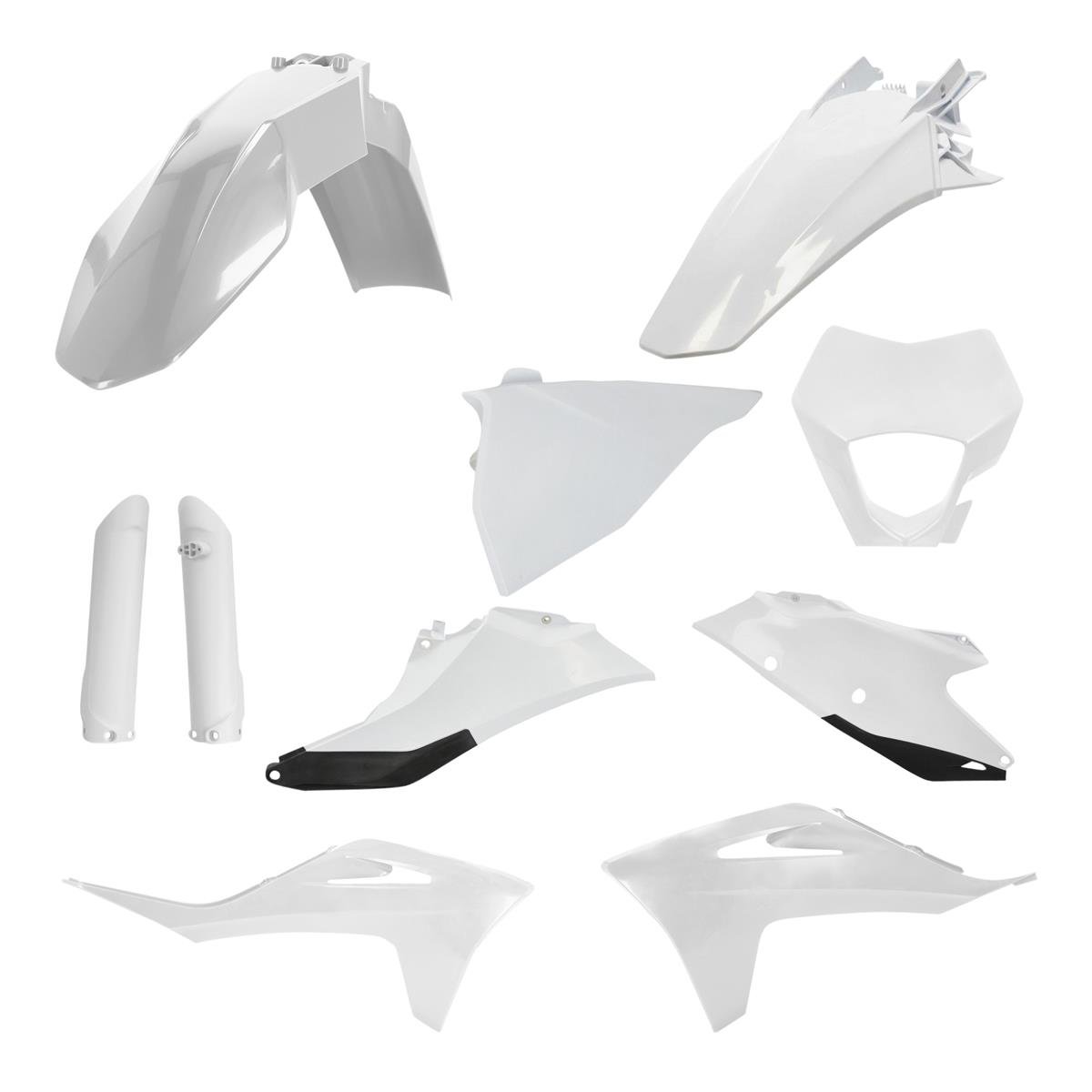 Acerbis Plastic Kit Full-Kit Gas Gas EC/EC-F 21-, White/Black