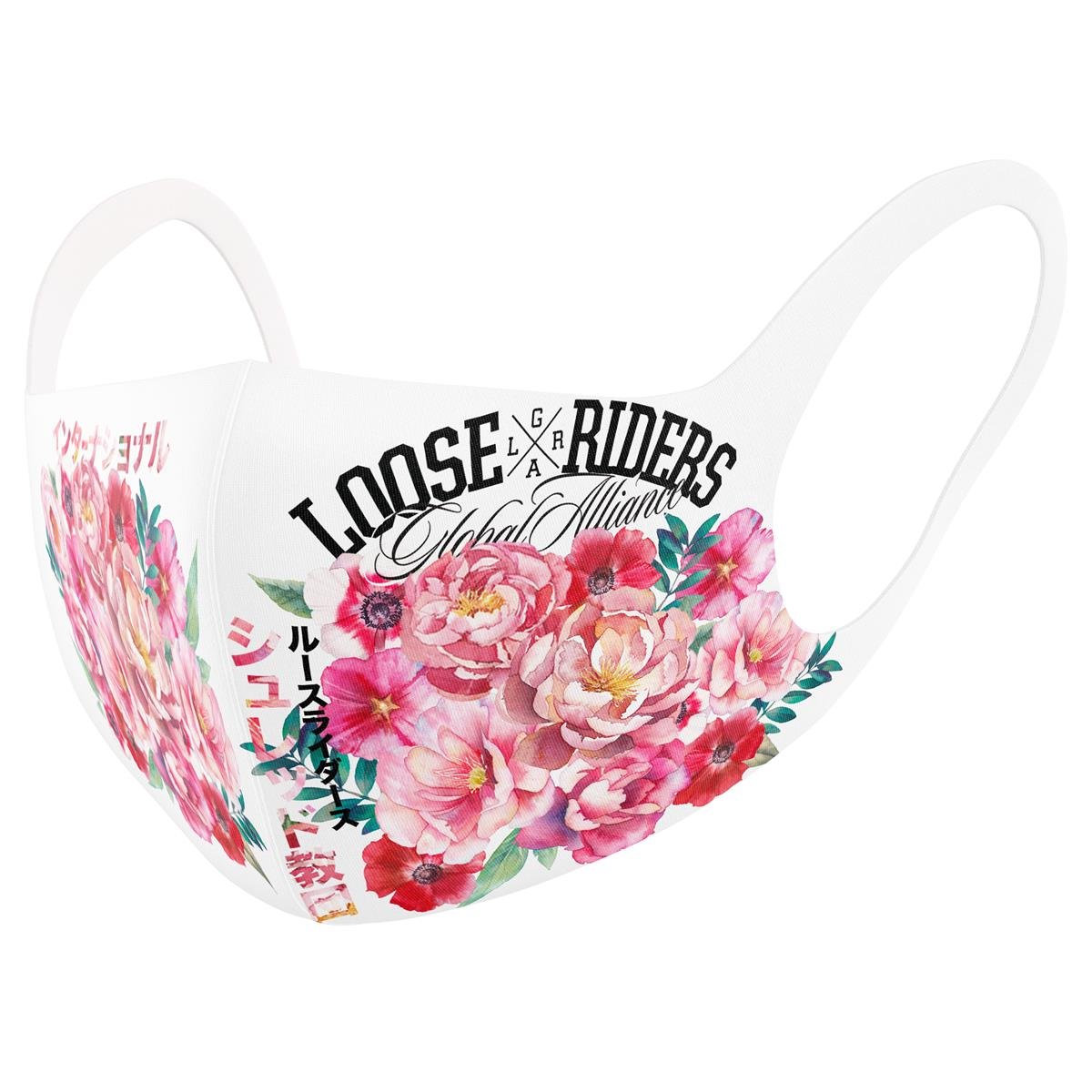 Loose Riders Face Mask  Peony