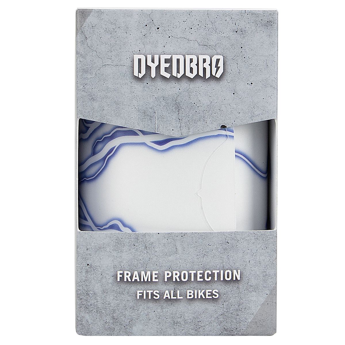Dyedbro MTB Frame Protection  Lightning - Blue Matte, 8-pieces