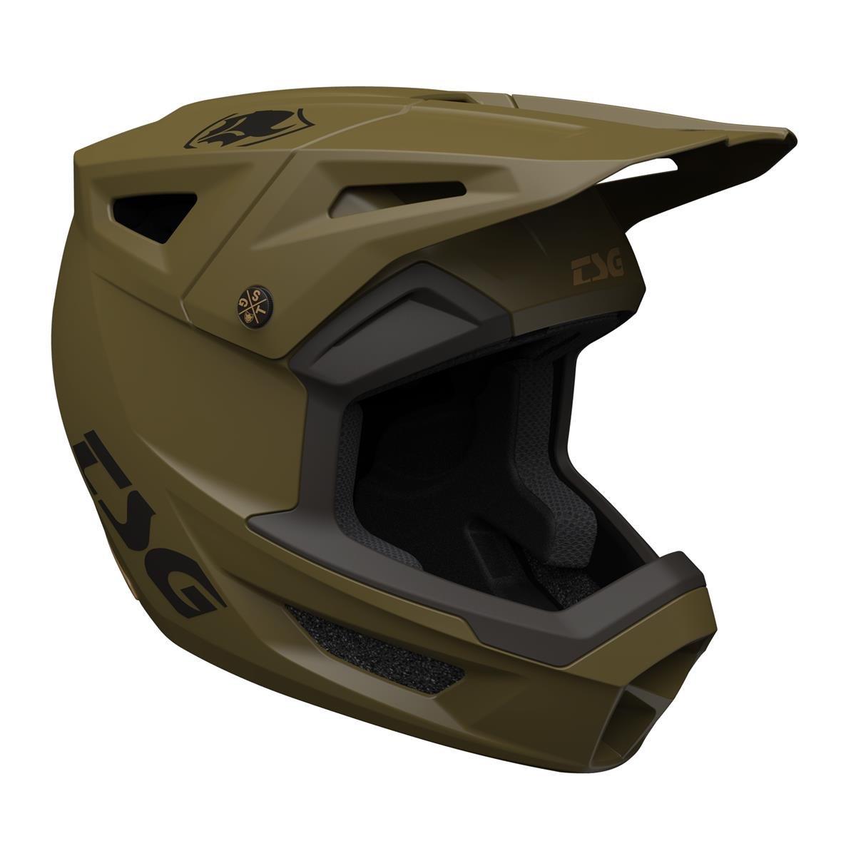 TSG Downhill MTB-Helm Sentinel Solid Color - Satin Olive