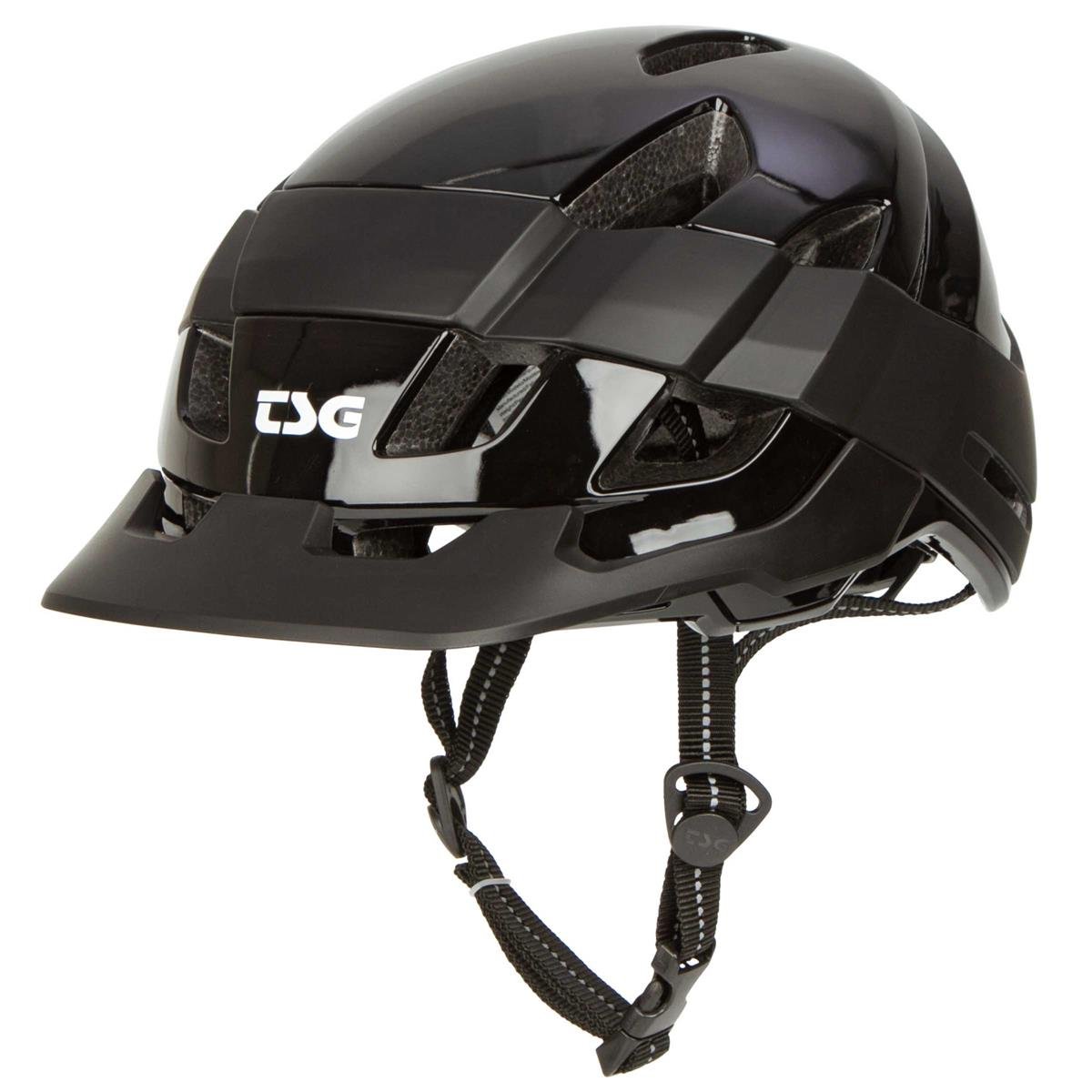 TSG Enduro MTB Helmet Pepper Solid - Satin Black