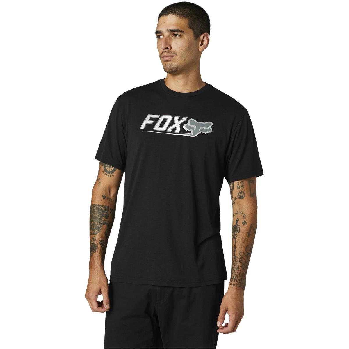 Fox Tech T-Shirt CNTRO Black | Maciag Offroad