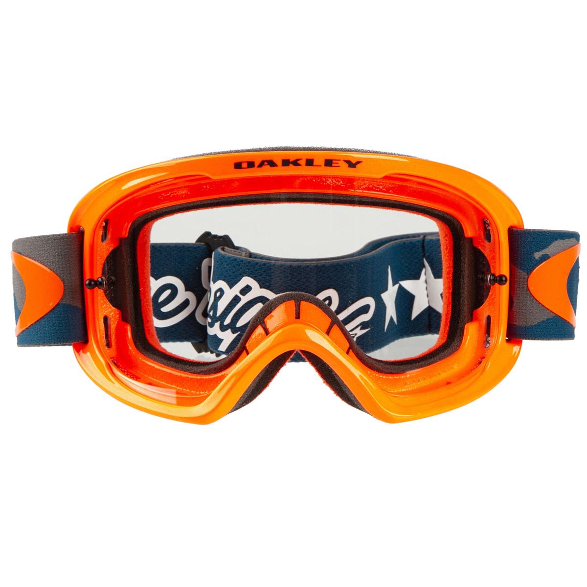 Oakley MTB Goggle O Frame 2.0 Pro TLD Star Dazzle Orange/Grey - Clear  Anti-Fog