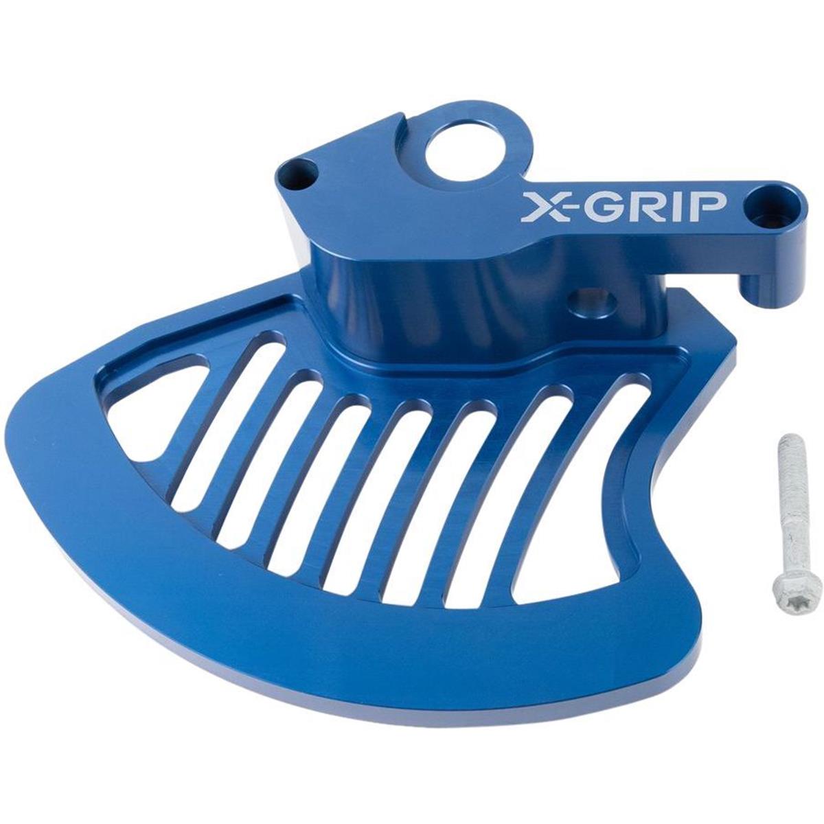 X-Grip Brake Disc Cover  KTM/Husqvarna 16-, Gas Gas 21-, Blue, front