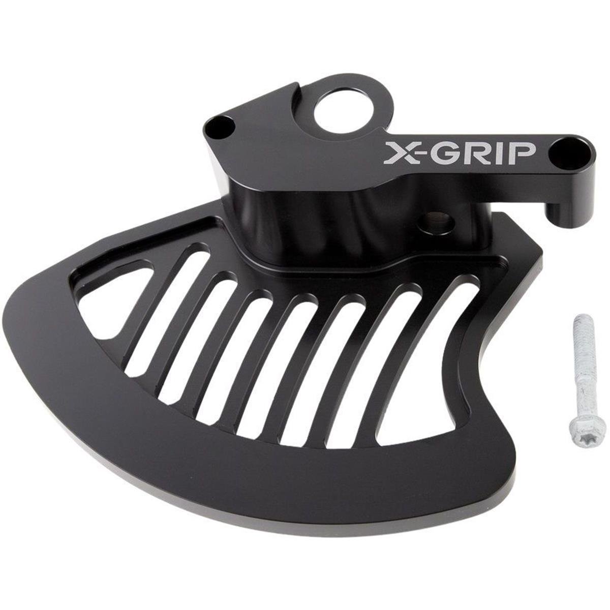 X-Grip Protège Disque de Frein  KTM/Husqvarna 16-, Gas Gas 21-, Noir, Avant
