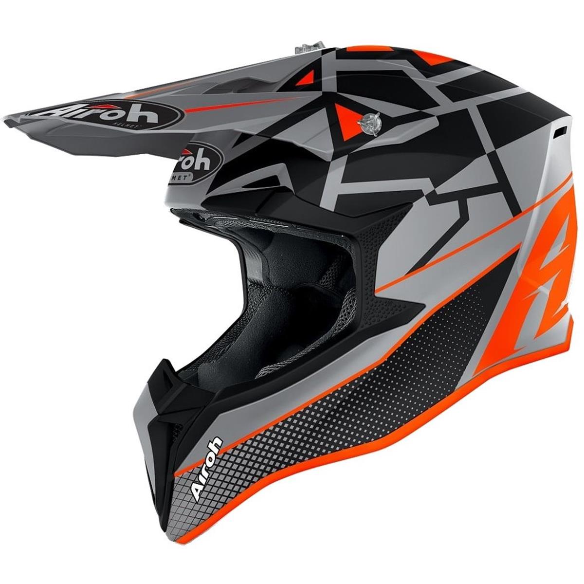 Airoh Motocross-Helm Wraap Mood - Matt - Orange