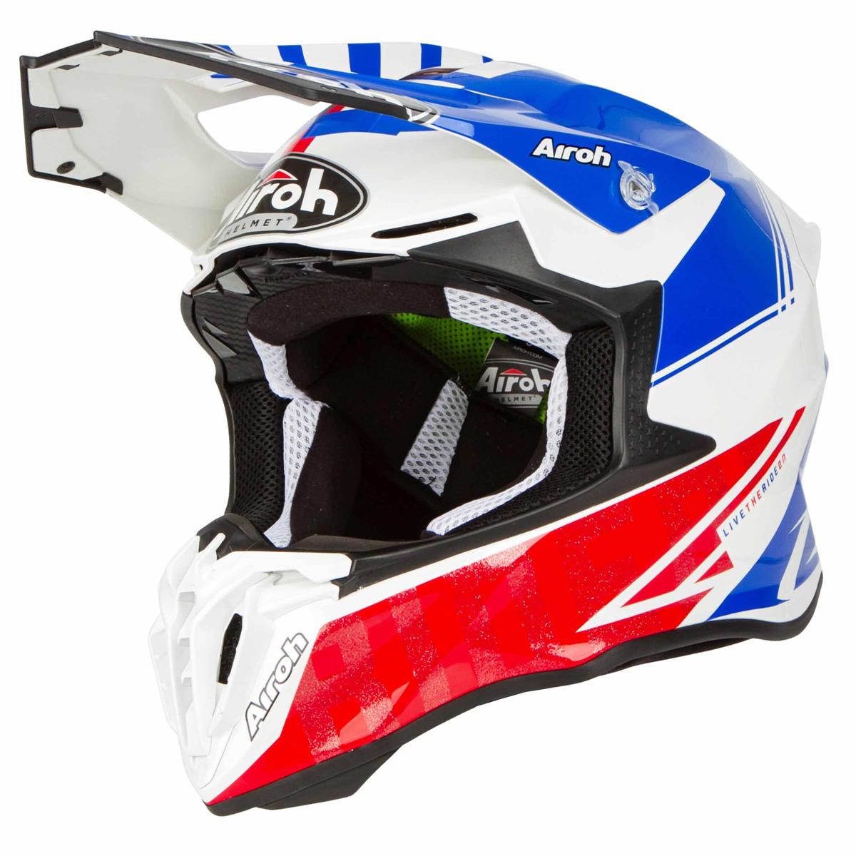 Airoh Motocross-Helm Twist 2.0 Tech - Blau