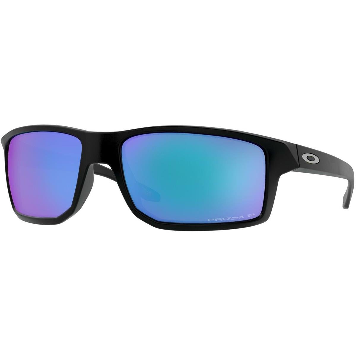 Oakley Sunglasses Gibston Matte Black/Prizm Sapphire Polarized