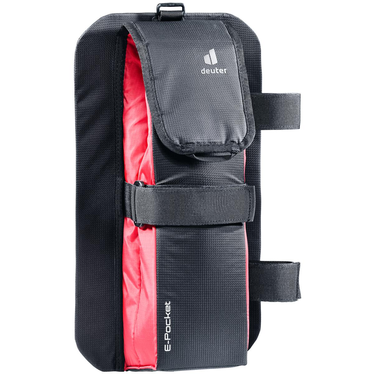 Deuter Tasche für Fahrrad-Akkus E-Pocket Schwarz//Rot