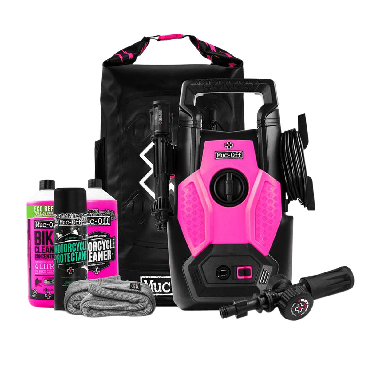 Muc-Off Pressure Washer Bundle  with bag & cleaning supplies