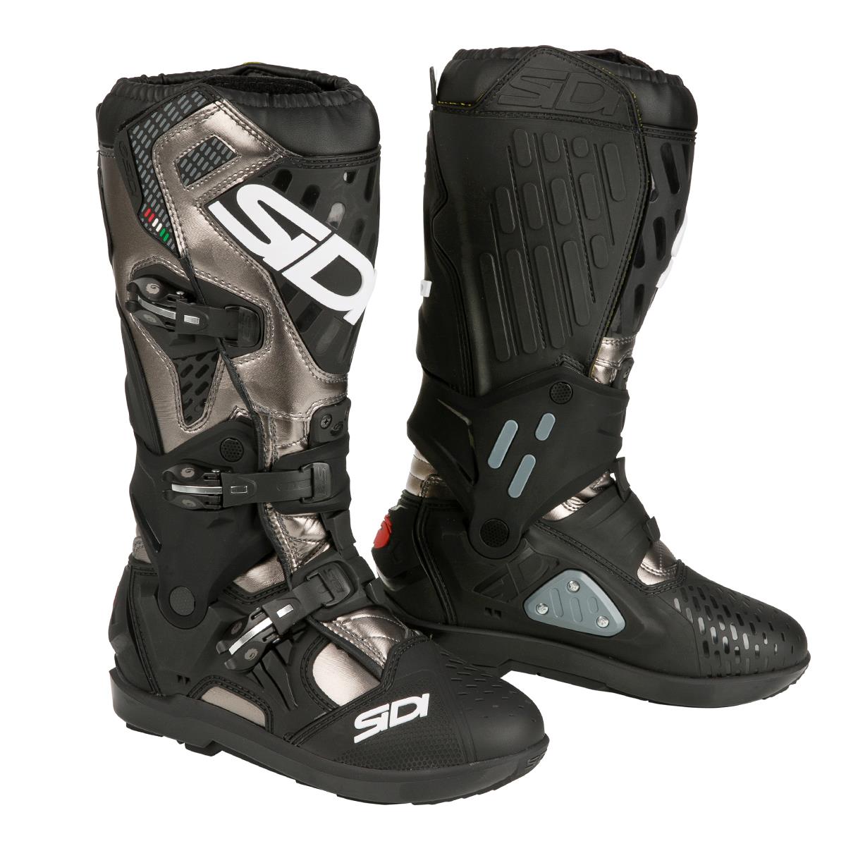 Sidi MX Boots Atojo SRS 2020 Lead Gray - Black