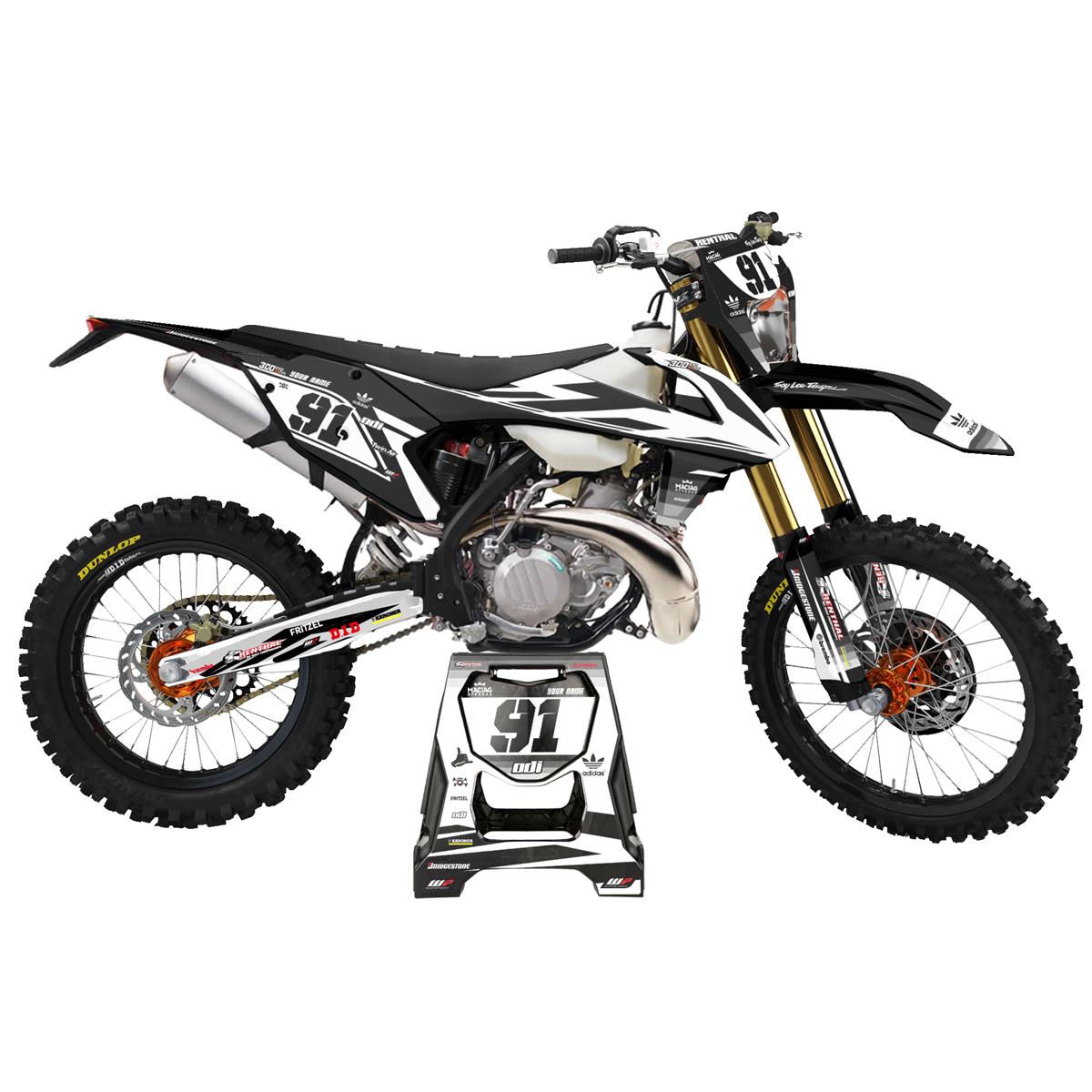 Offroad Graphic Kit Race 6 KTM TPI 18-19 | Offroad