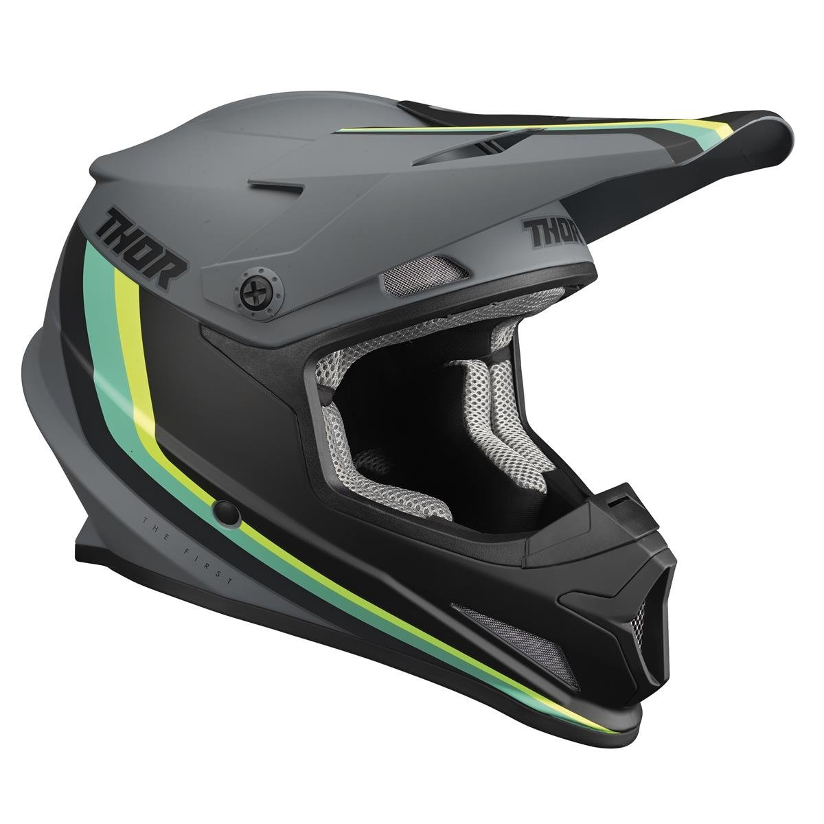 Thor Casque MX Sector MIPS Runner - Gris/Teal