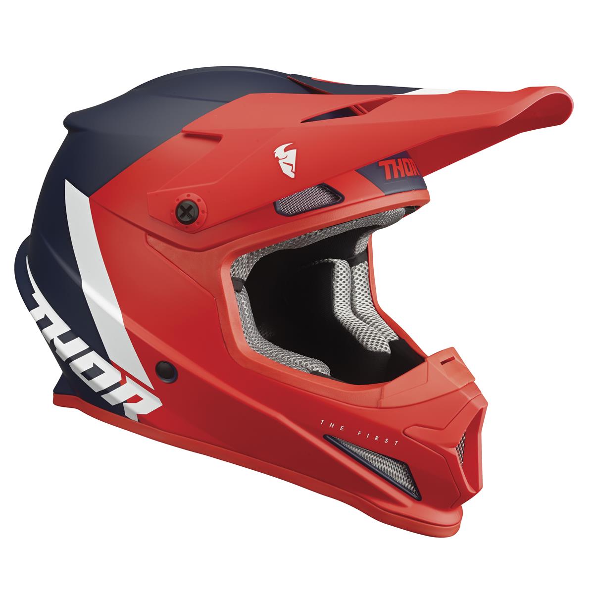 Thor MX Helmet Sector Chev Red/Navy