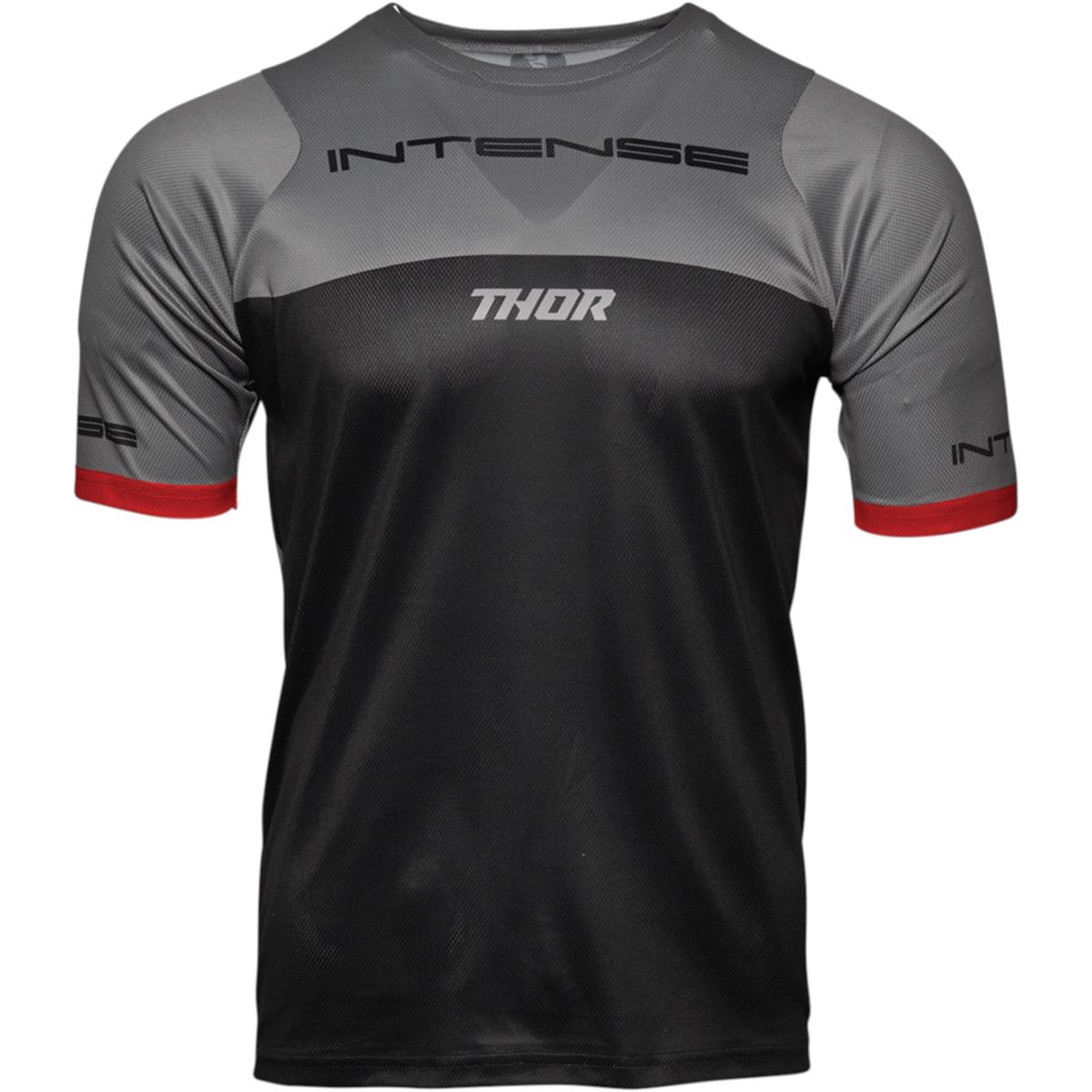 Thor MTB Jerseys Short Sleeve Intense Black/Gray