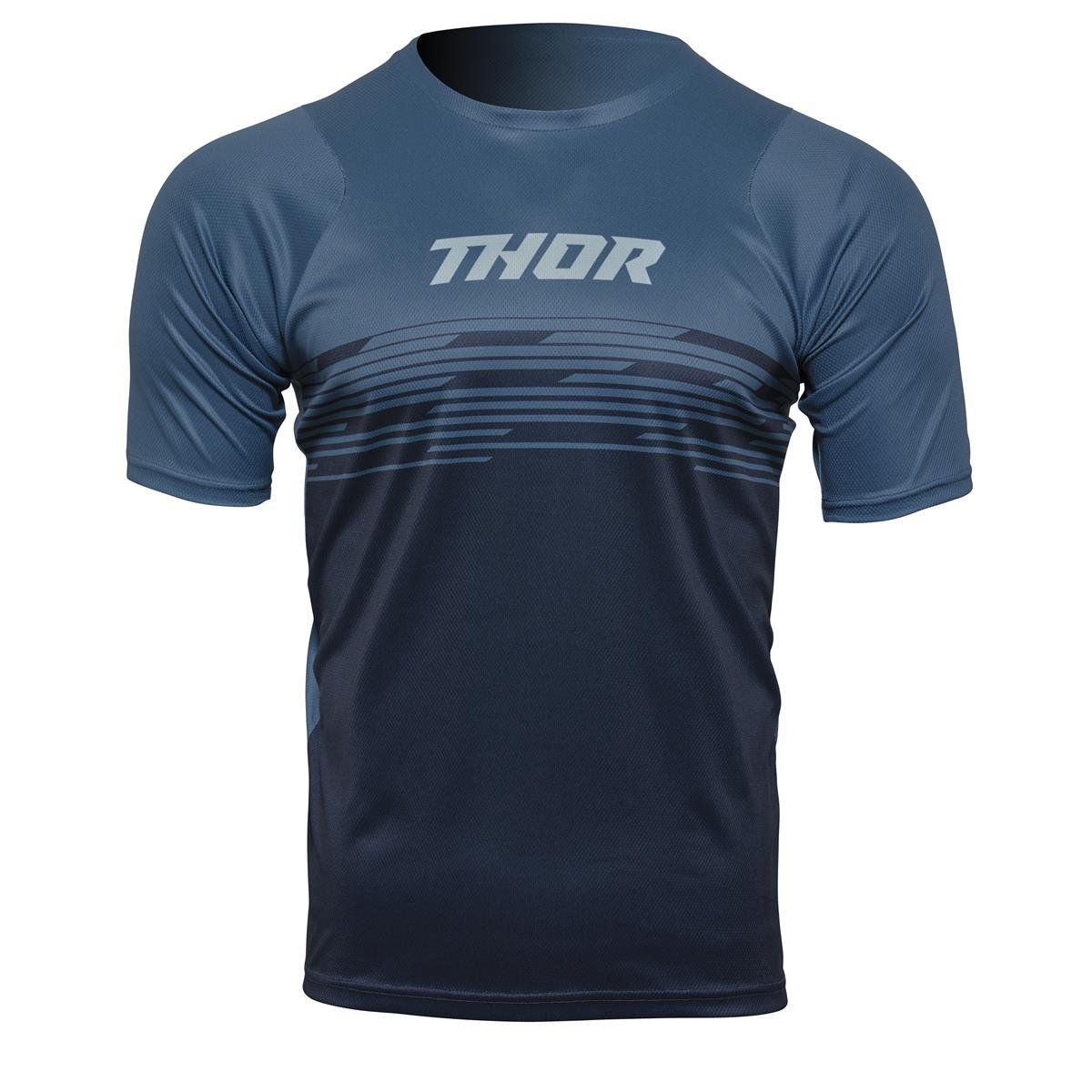 Thor MTB Jerseys Short Sleeve Assist Shiver - Teal/Midnight