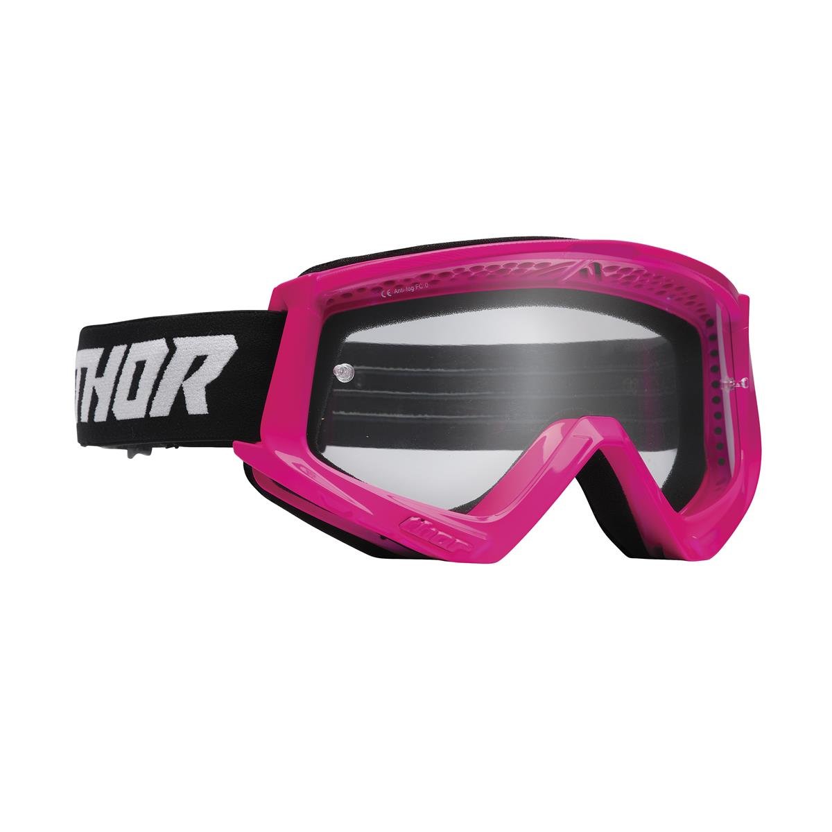 Thor Kids Goggle Combat Fluo Pink/Black