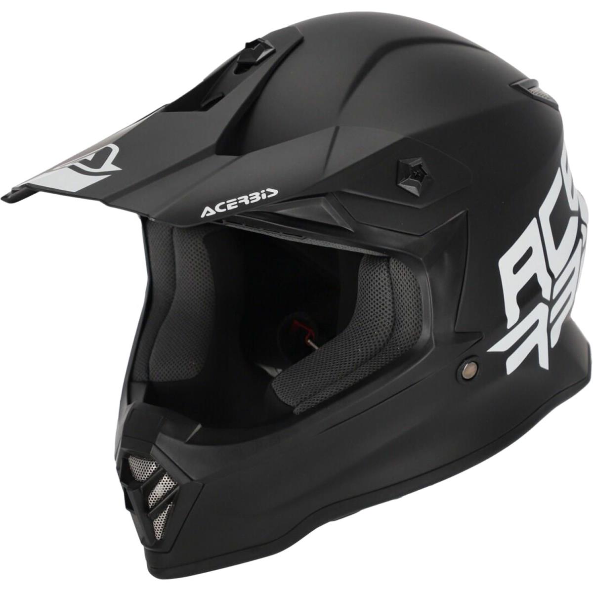 Acerbis Kids MX Helmet Steel Black