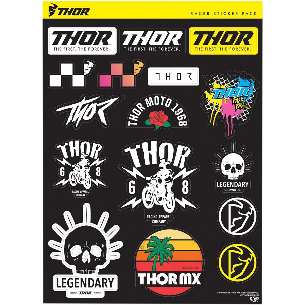 Thor Sticker Sheet  Race Decals