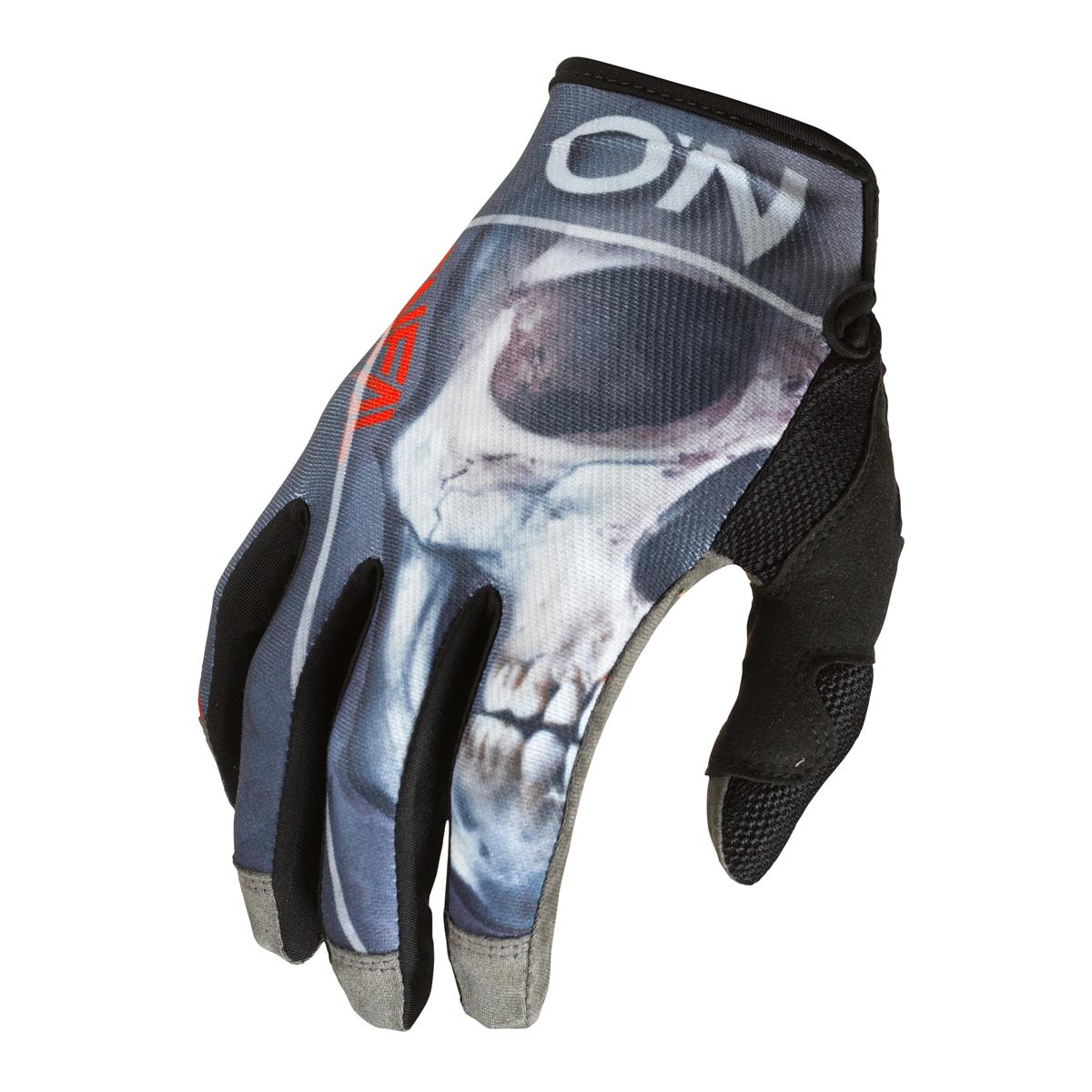 O'Neal Gloves Mayhem Bones - Black/Red