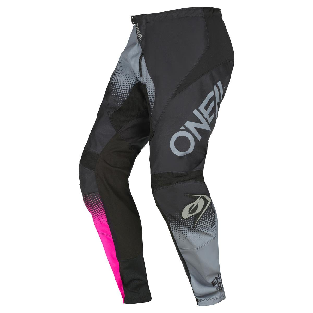 O'Neal Femme Pantalon MX Element Racewear V.22 - Noir/Gris/Pink