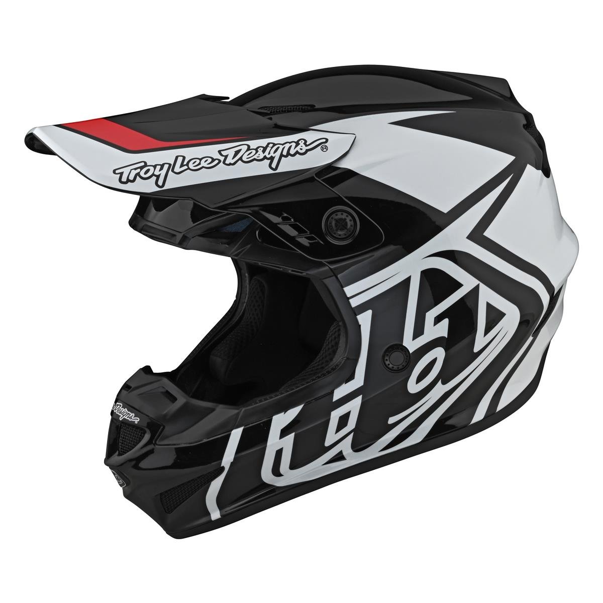 Troy Lee Designs Motocross-Helm GP Overload - Weiß/Schwarz