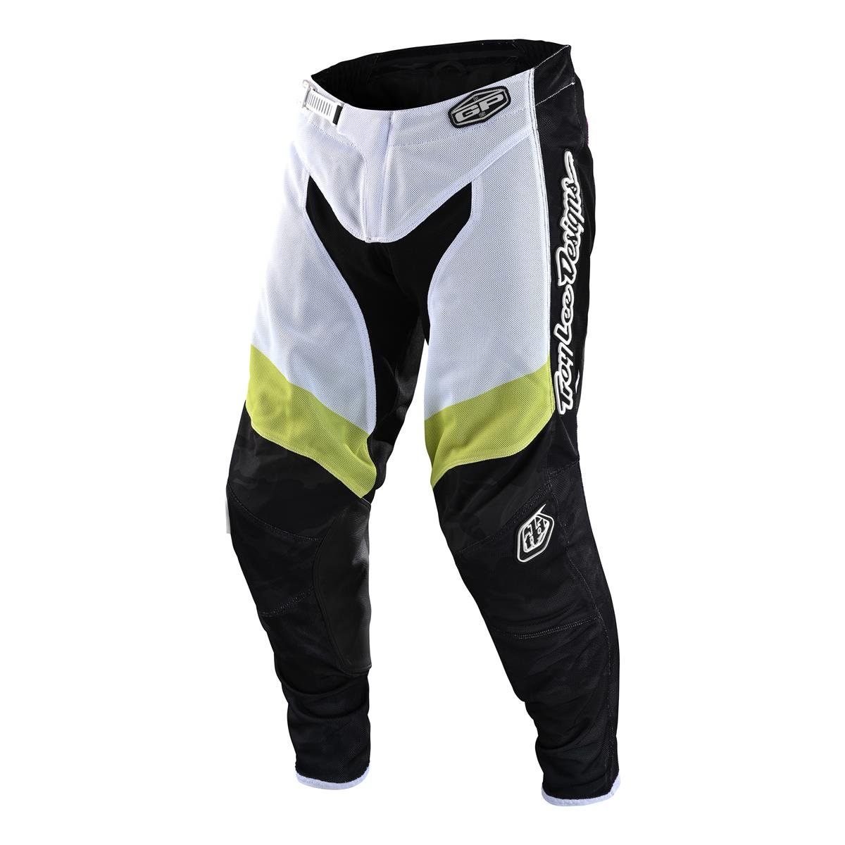 Troy Lee Designs MX Pants GP Air Veloce - Camo Black/Glo Green
