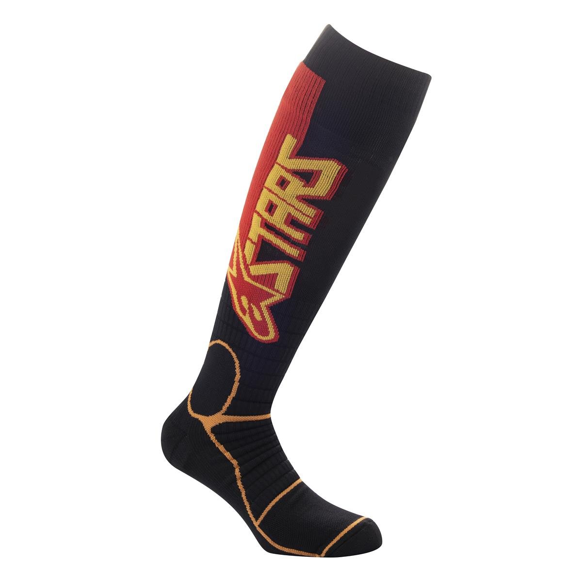 Alpinestars Socks MX Pro Black/Yellow/Orange