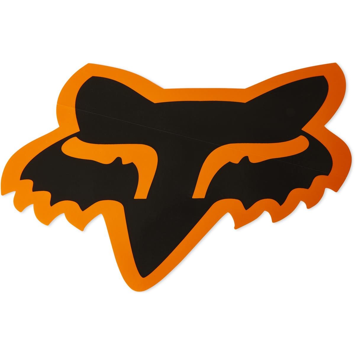 Fox Sticker Head Schwarz/Orange