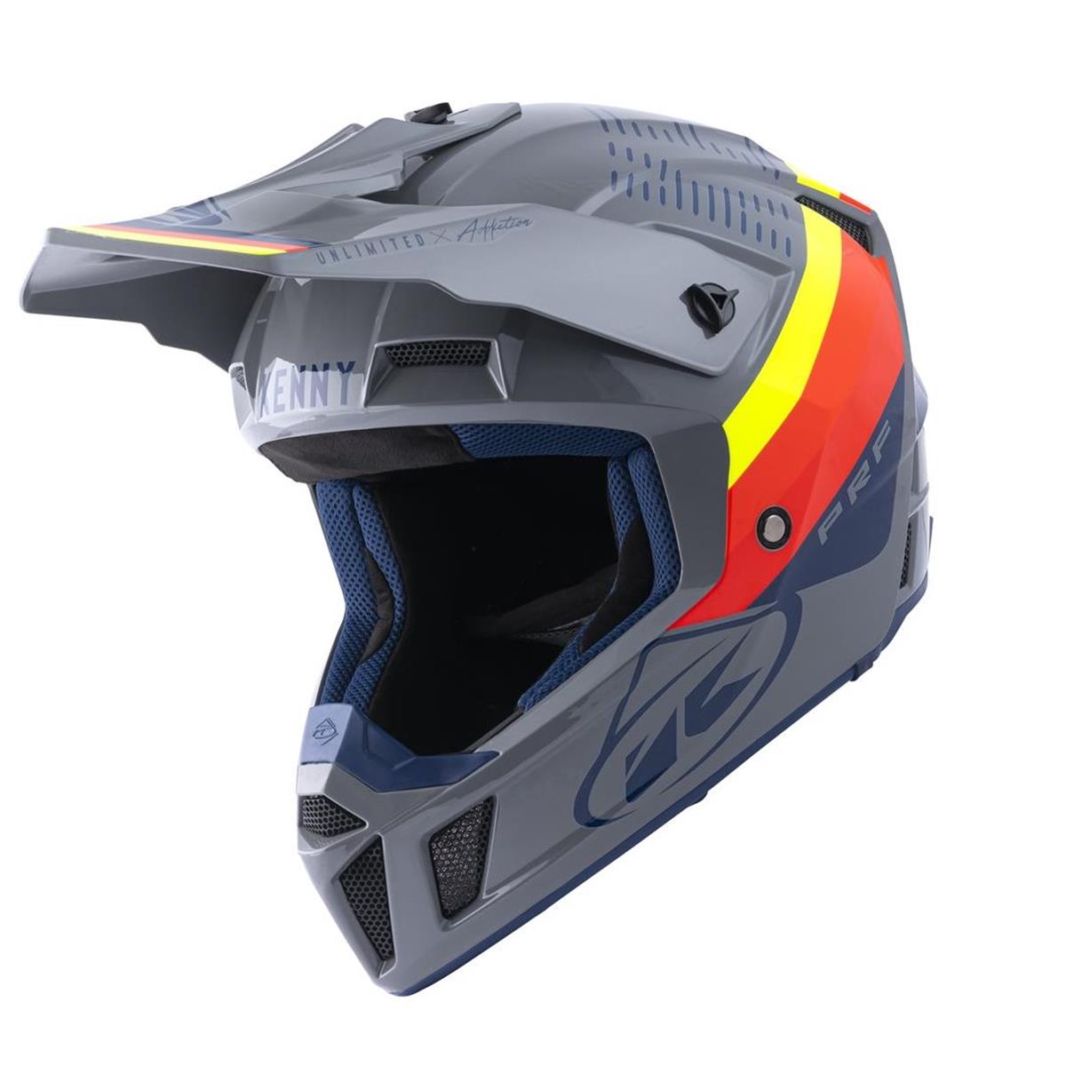 Kenny Motocross-Helm Performance Graphic - Grau