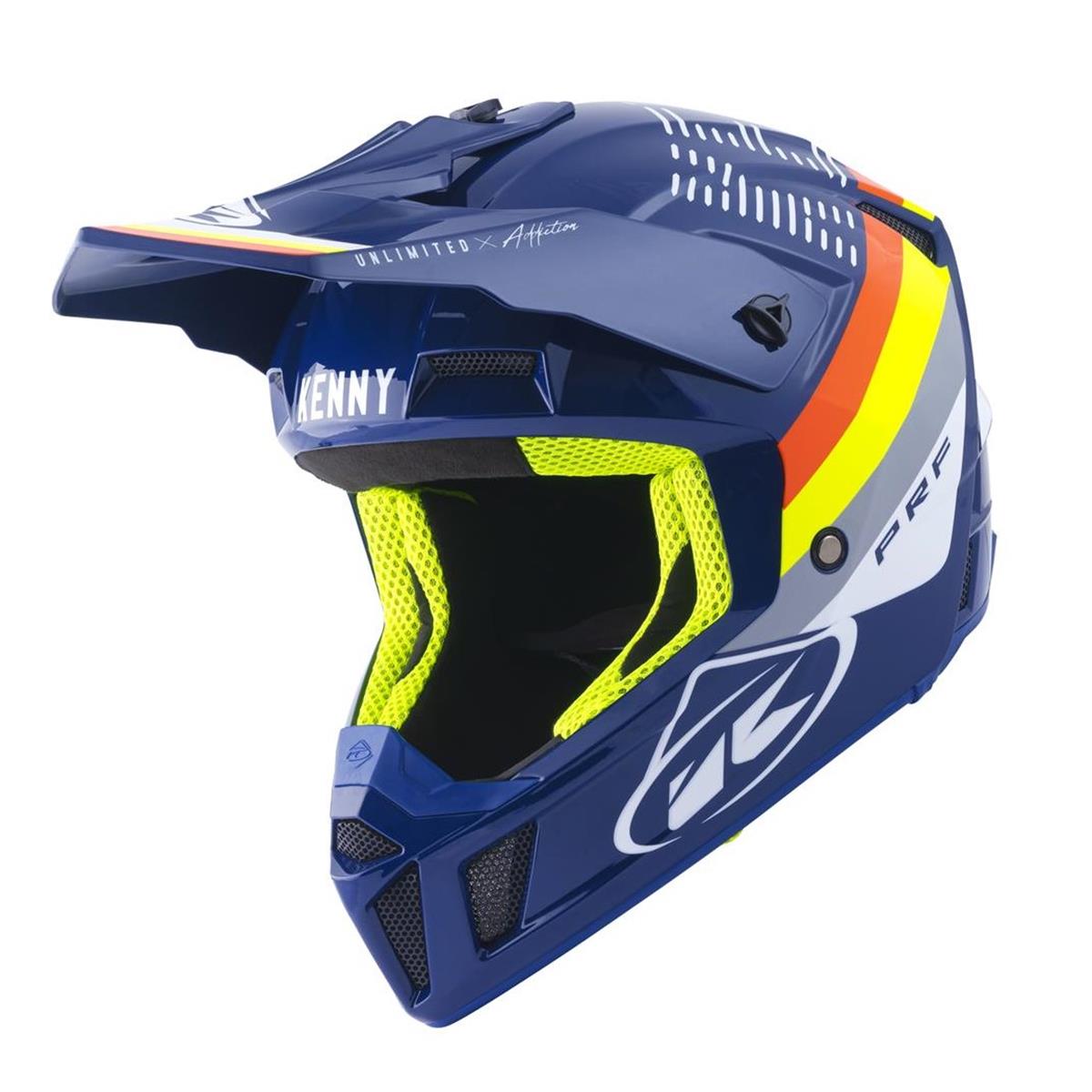 Kenny Motocross-Helm Performance Graphic - Navy