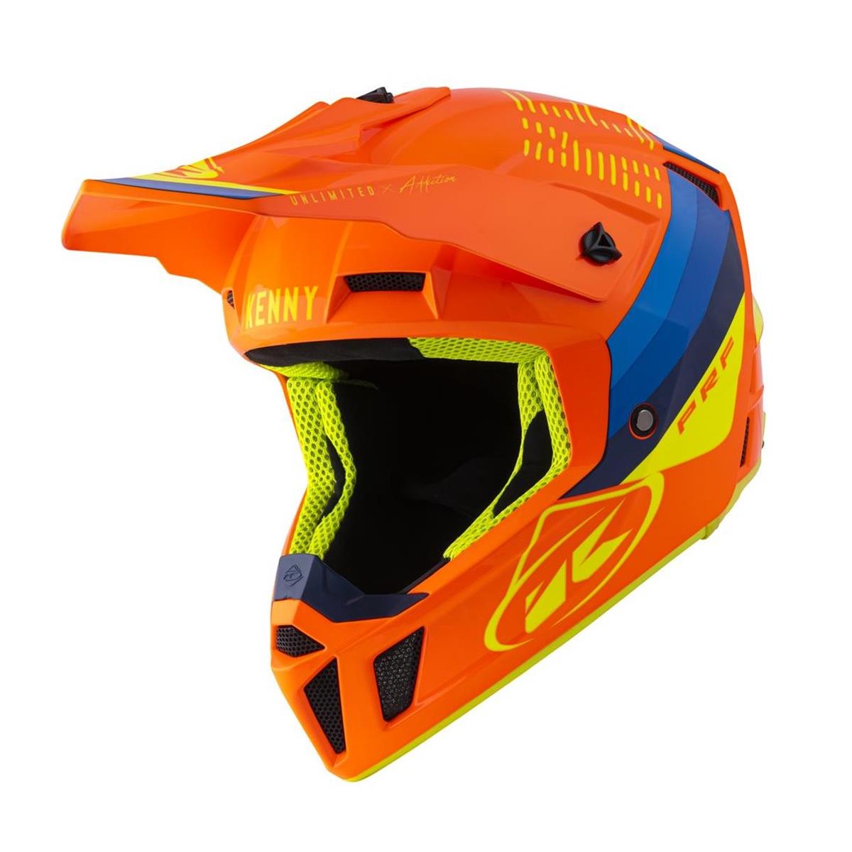 Kenny Motocross-Helm Performance Graphic - Neon Orange