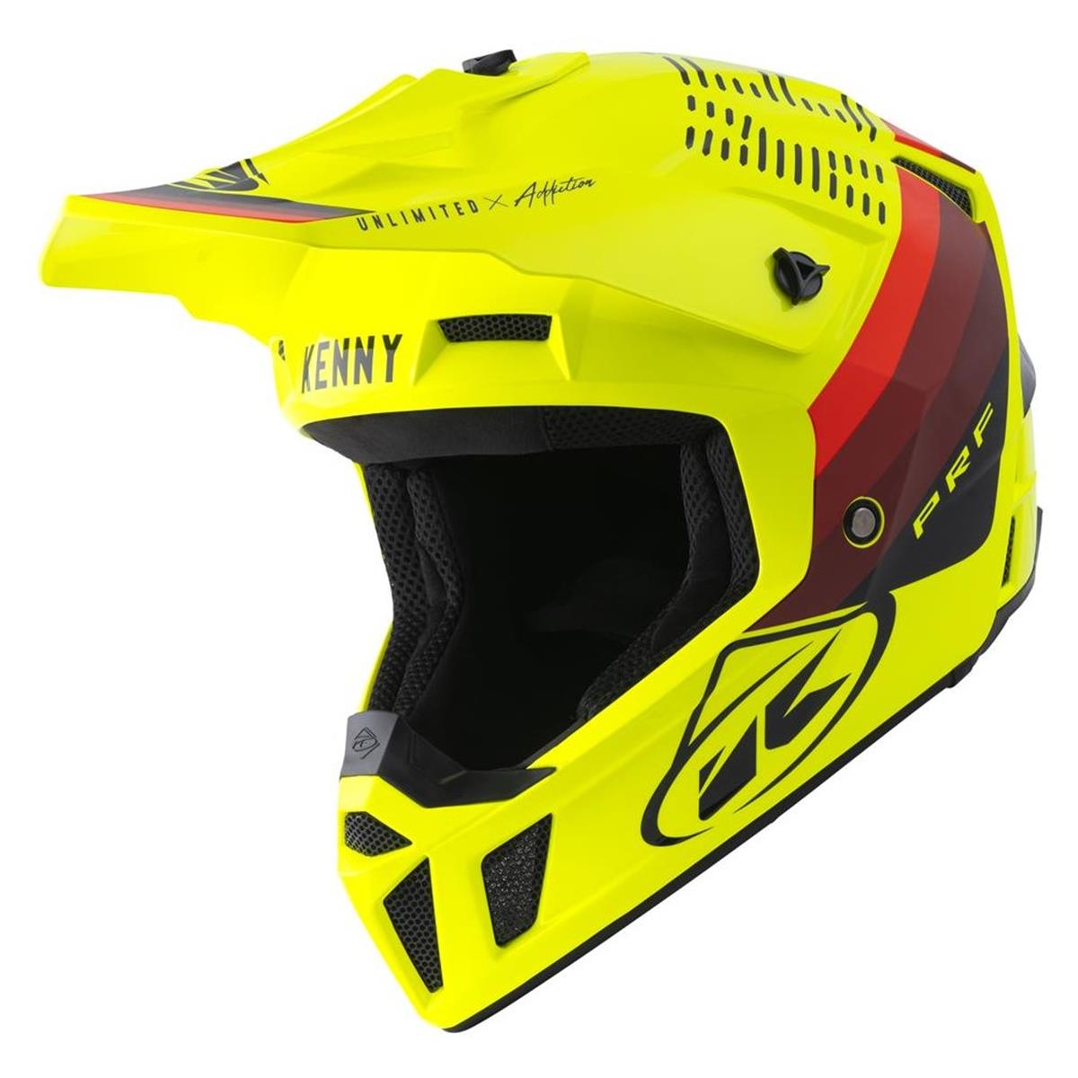 Kenny Motocross-Helm Performance Graphic - Neon Gelb