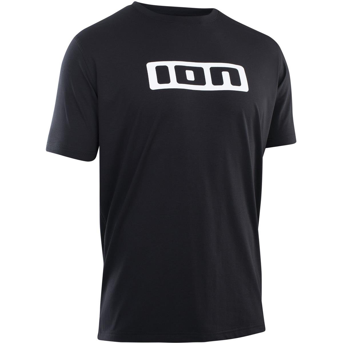 ION MTB Jersey Short Sleeve Logo DR Black