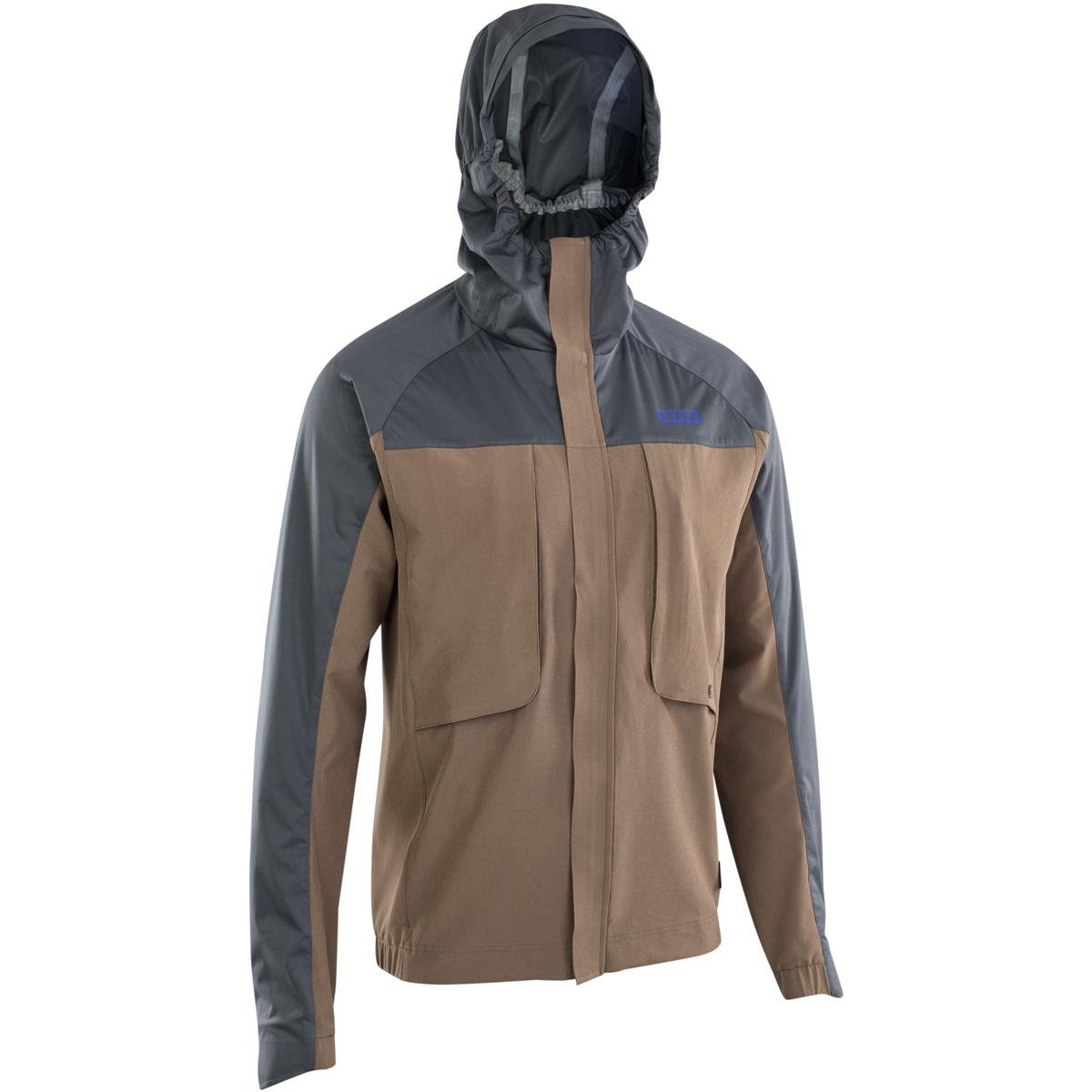 ION MTB Rain Jacket Shelter 3L Hybrid Mud Brown