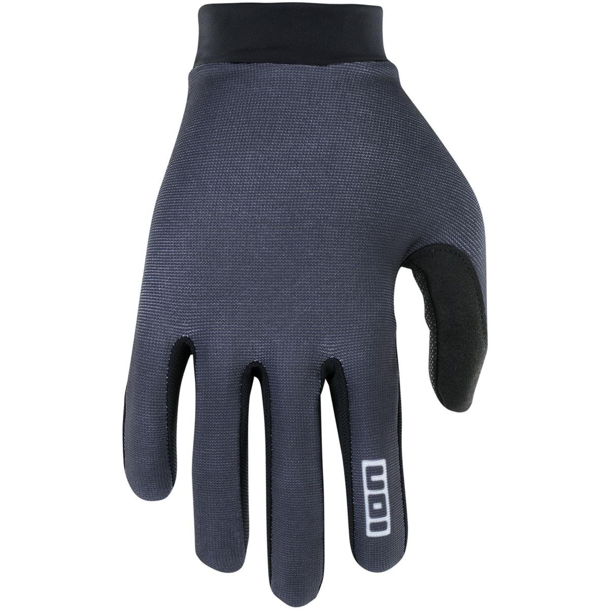 ION MTB-Handschuhe Logo Schwarz
