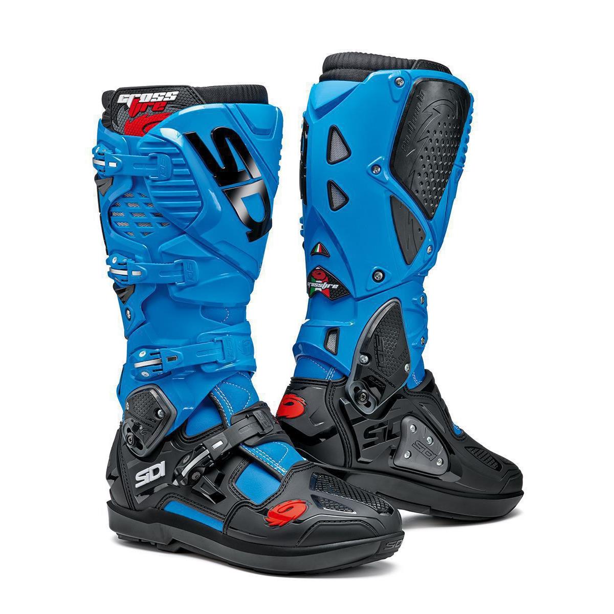 feedback Dalset Gemeenten Sidi MX Boots Crossfire 3 SRS Light Blue/Black | Maciag Offroad