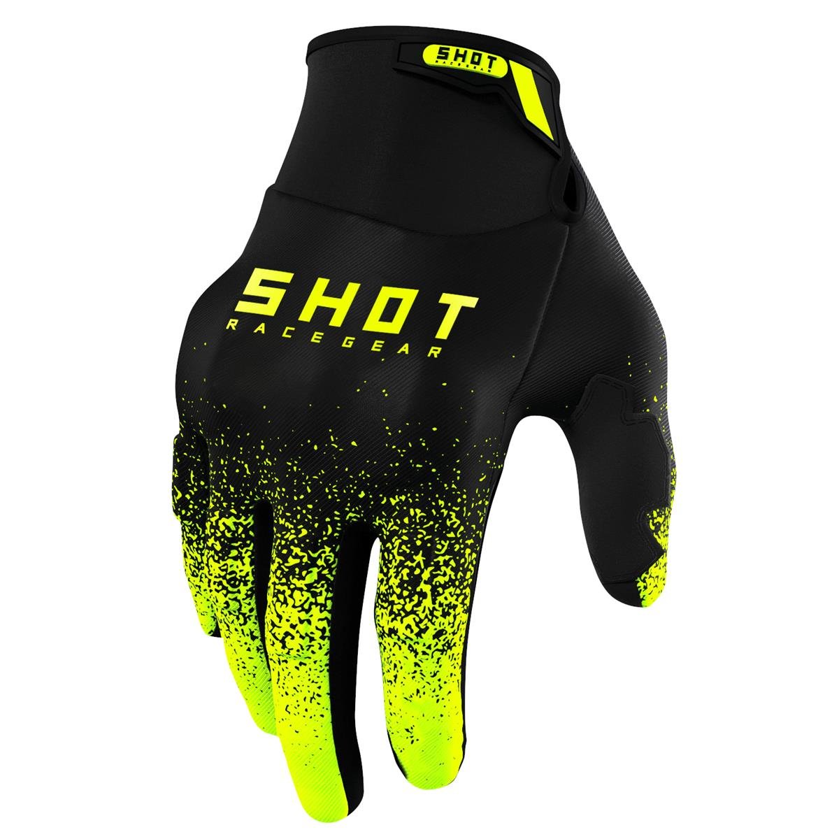 Shot Gloves Drift Edge - Fluo Yellow