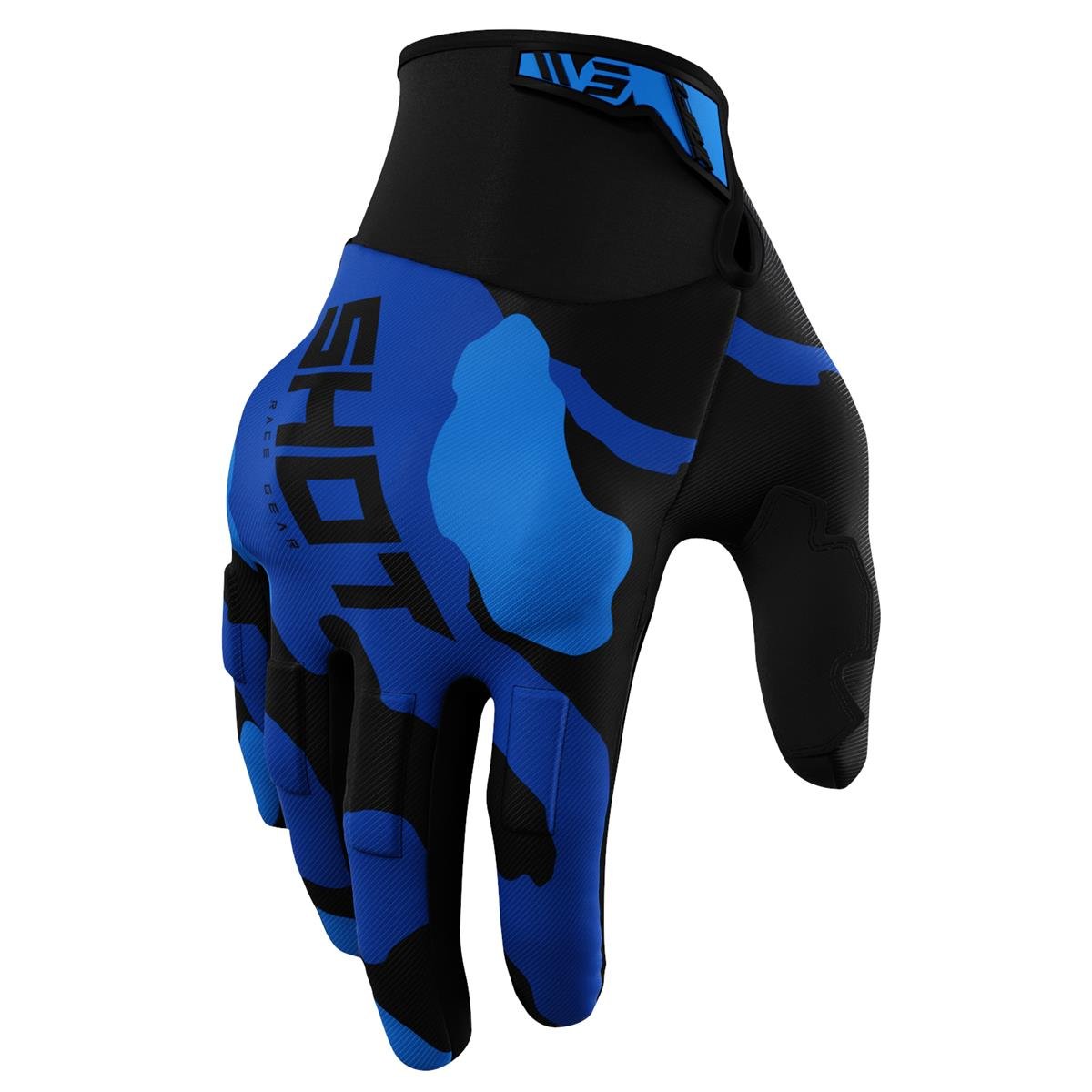 Shot Gloves Drift Camo - Blue