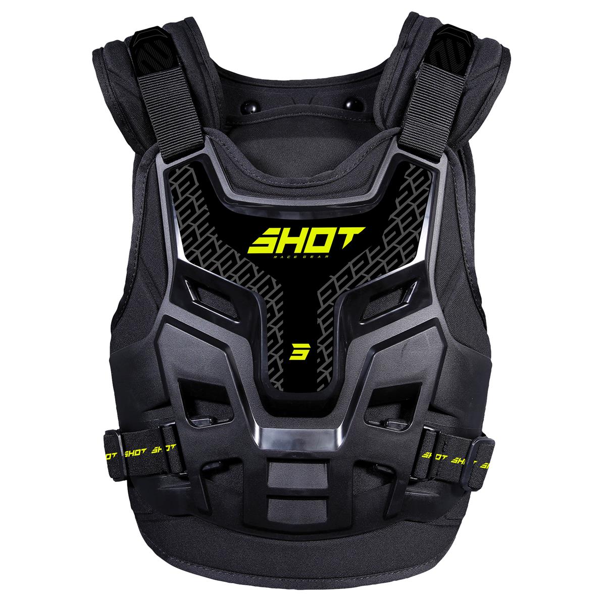 Shot Protector Vest Fighter 2.0 Black/Neon Yellow