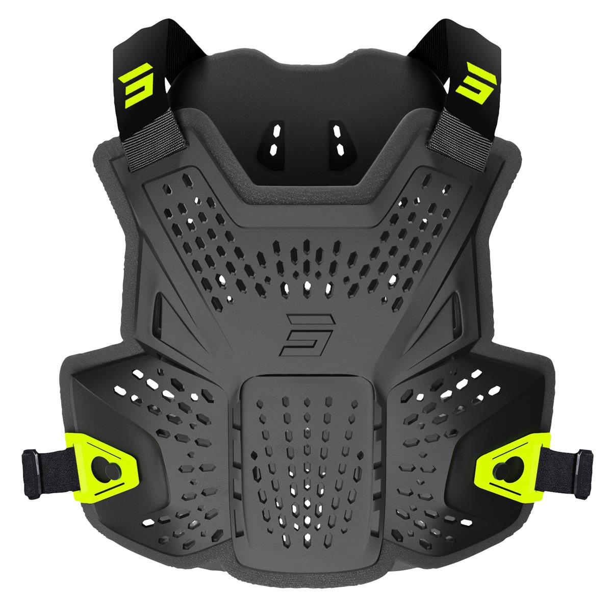 Shot Chest Protector Airflow Black/Neon Yellow