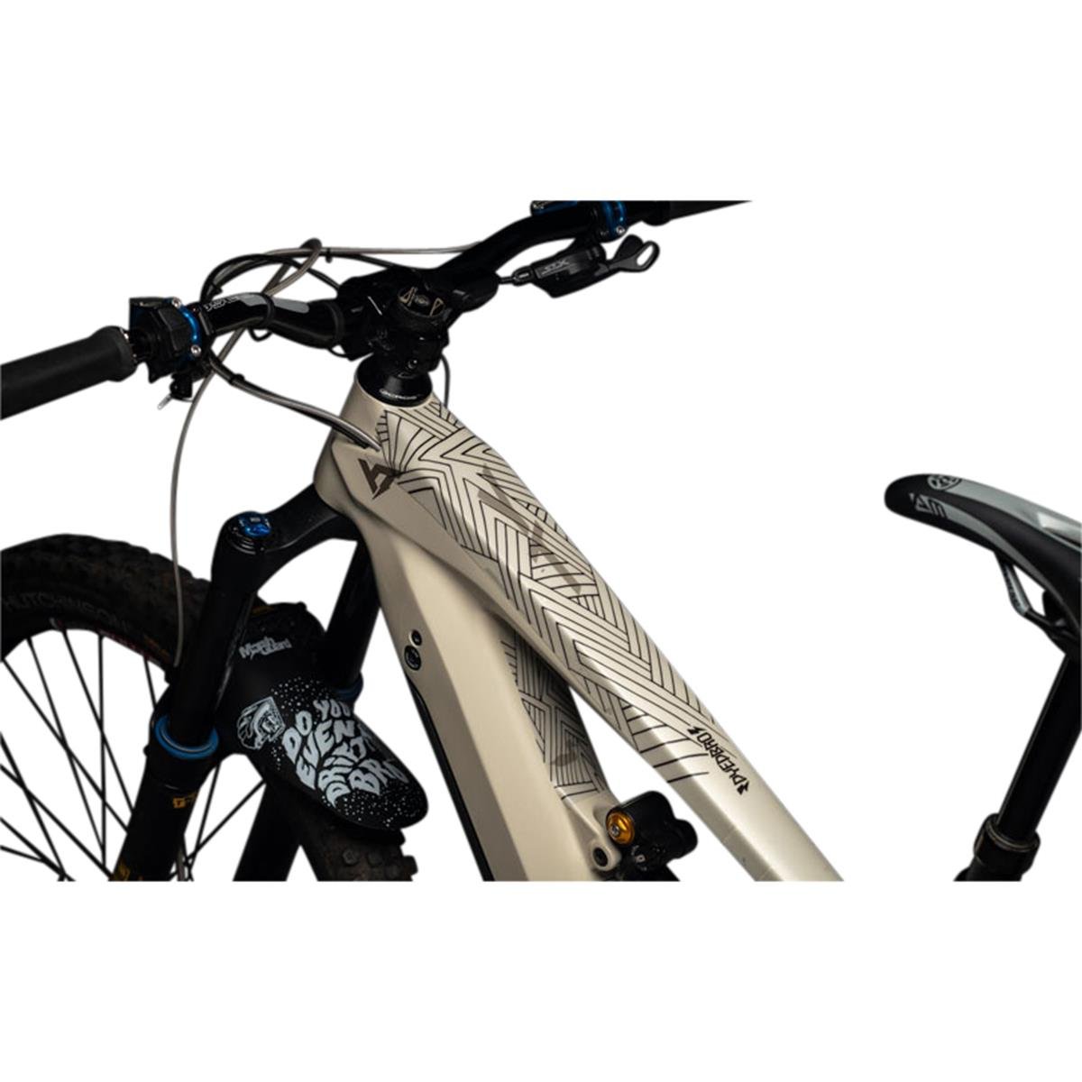 Dyedbro Protection des Cadres de VTT E-Bike Stay Free - Noir Mat
