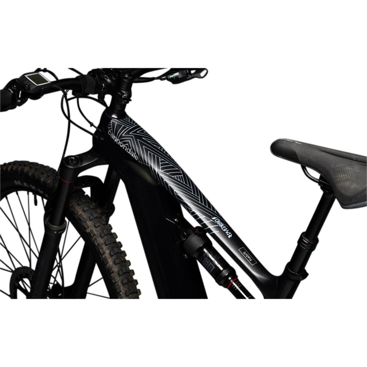 Dyedbro Protection des Cadres de VTT E-Bike Stay Free - Mat Blanc