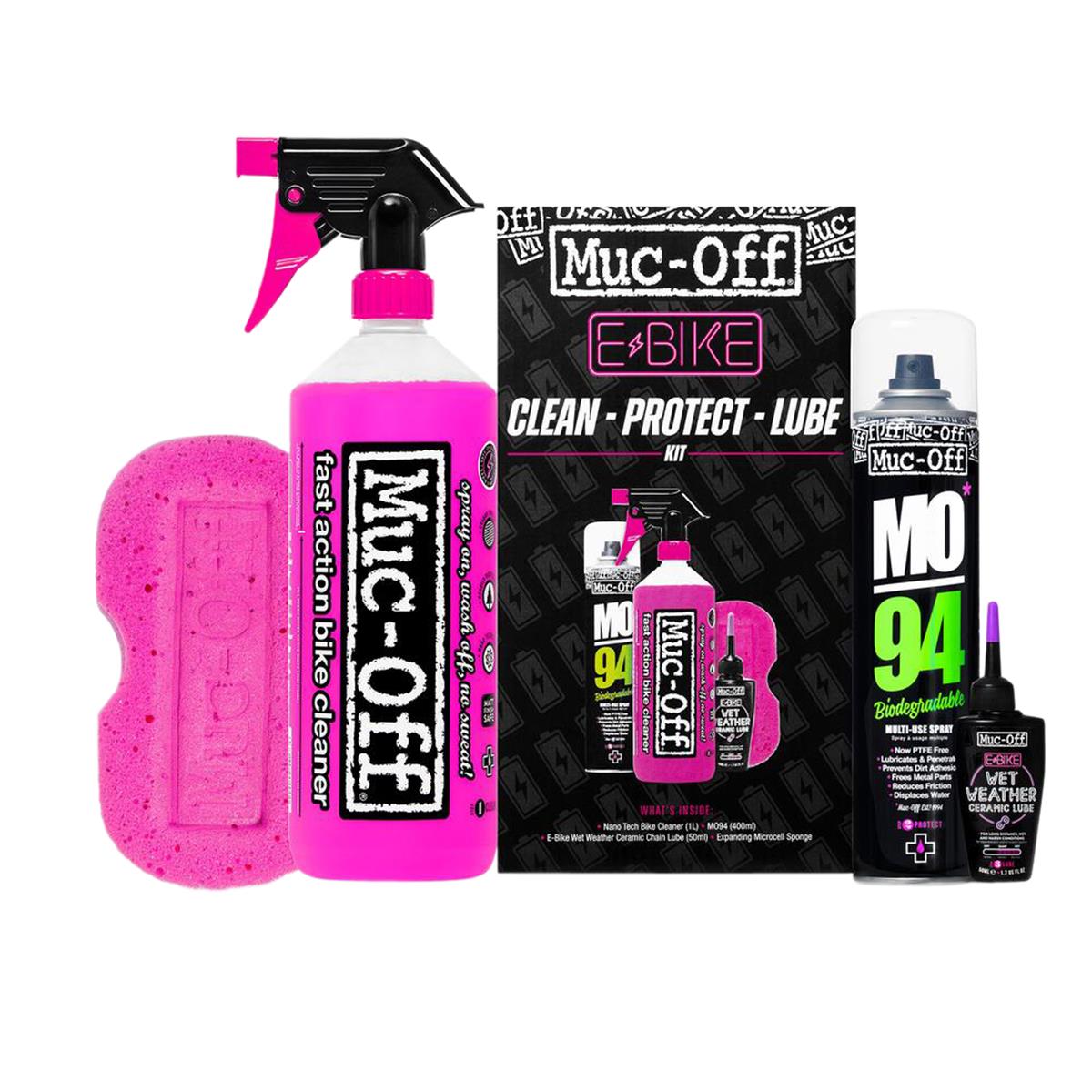 Muc-Off Cleaning Kit E-Bike Clean, Protect & Lube 4 pieces