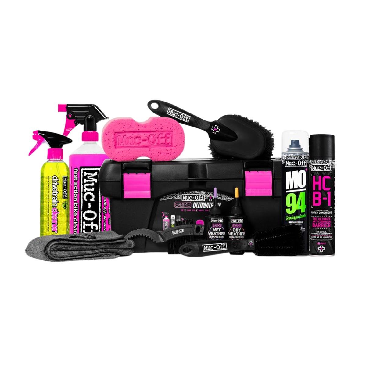 Muc-Off Cleaning Kit E-Bike Ultimate (Tool Box) 11 pieces