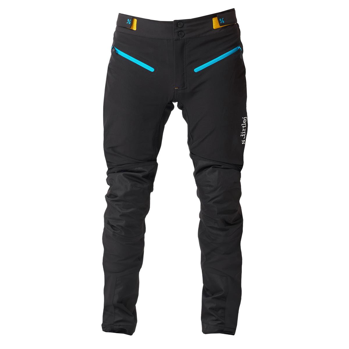 Dirtlej MTB Pants Trailscout Half & Half Long Black/Turquoise