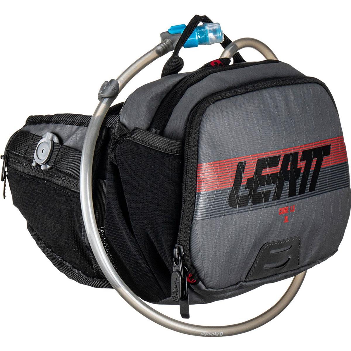 Leatt Hip Pack with Hydration System 1.5 Liters Hydration Core 1.5 Graphite