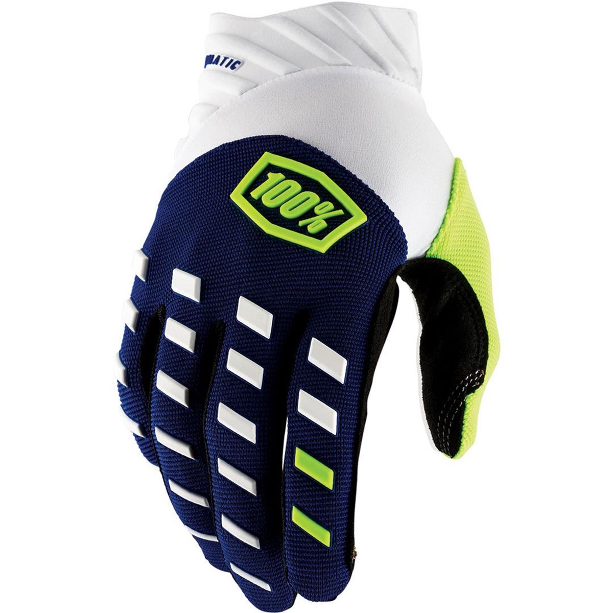 100% MTB Gloves Airmatic Navy/White