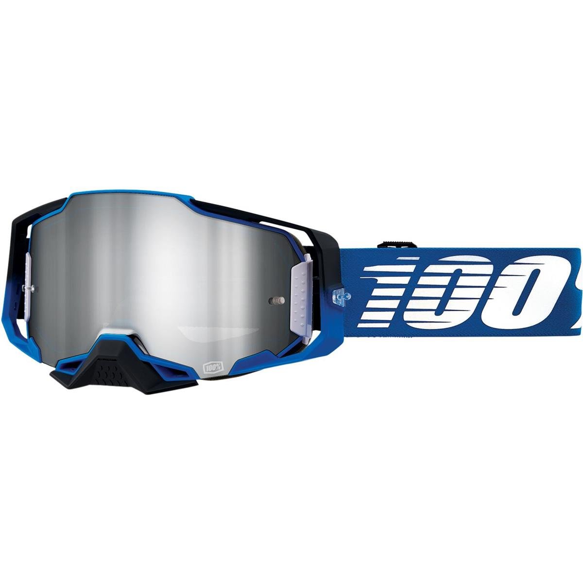 100% Goggles Armega Rockchuck - Silver Mirror, Anti Fog