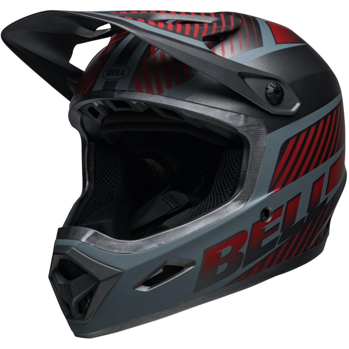 Bell Downhill MTB Helmet Transfer Matte - Charcoal/Gray